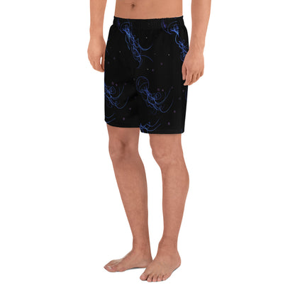 Medusas Black by Aquartmarina Recycled sports shorts for men