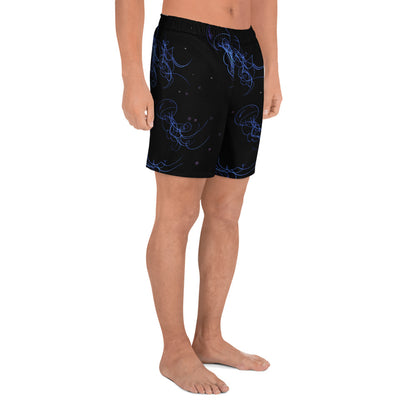Medusas Black by Aquartmarina Recycled sports shorts for men