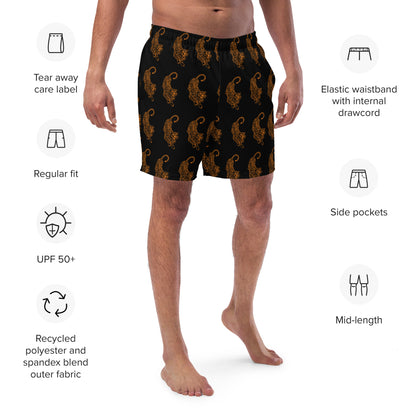 Bañador reciclado animal print. Con bolsillo interior By aquartmarina