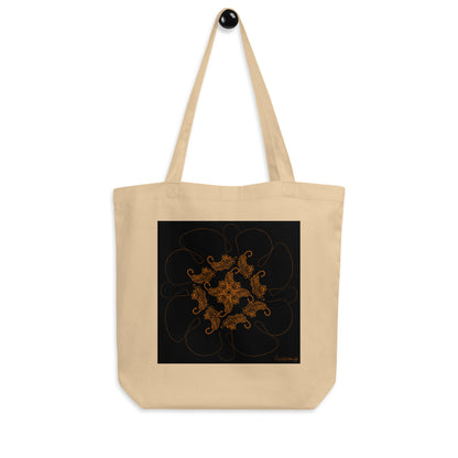 Mandala tiger print. Ecobolsa by aQuartmarina.