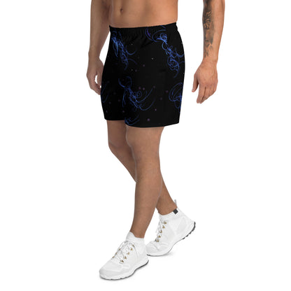Medusas Black by Aquartmarina Recycled sports shorts for men