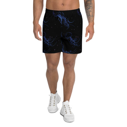 Medusas Black by Aquartmarina Recycled sports shorts for men