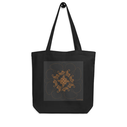 Mandala tiger print. Ecobolsa by aQuartmarina.