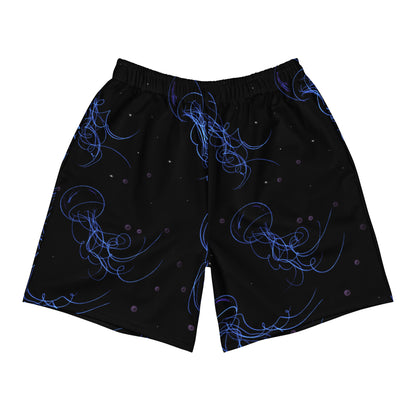 Medusas Black by Aquartmarina Recycled sports shorts for men