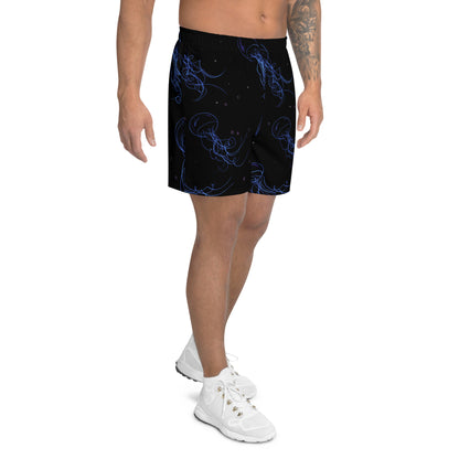 Medusas Black by Aquartmarina Recycled sports shorts for men