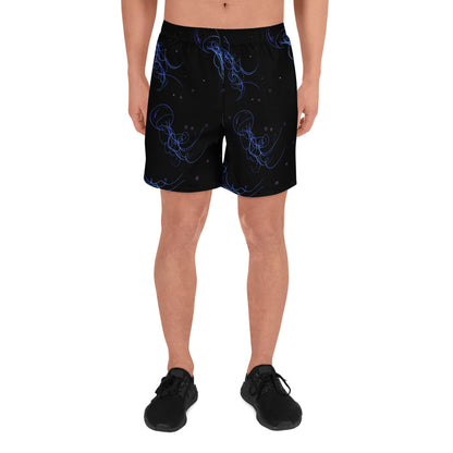 Medusas Black by Aquartmarina Recycled sports shorts for men