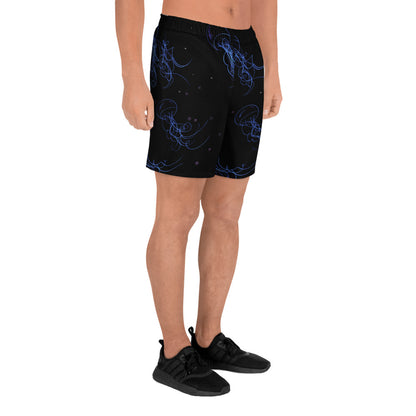 Medusas Black by Aquartmarina Recycled sports shorts for men