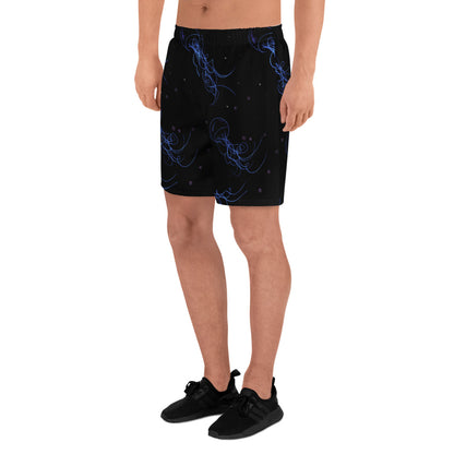 Medusas Black by Aquartmarina Recycled sports shorts for men