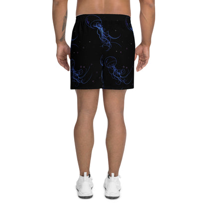 Medusas Black by Aquartmarina Recycled sports shorts for men