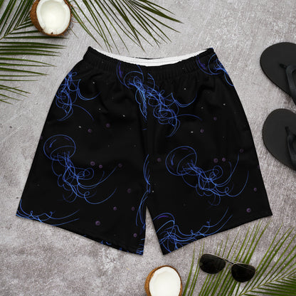 Medusas Black by Aquartmarina Recycled sports shorts for men