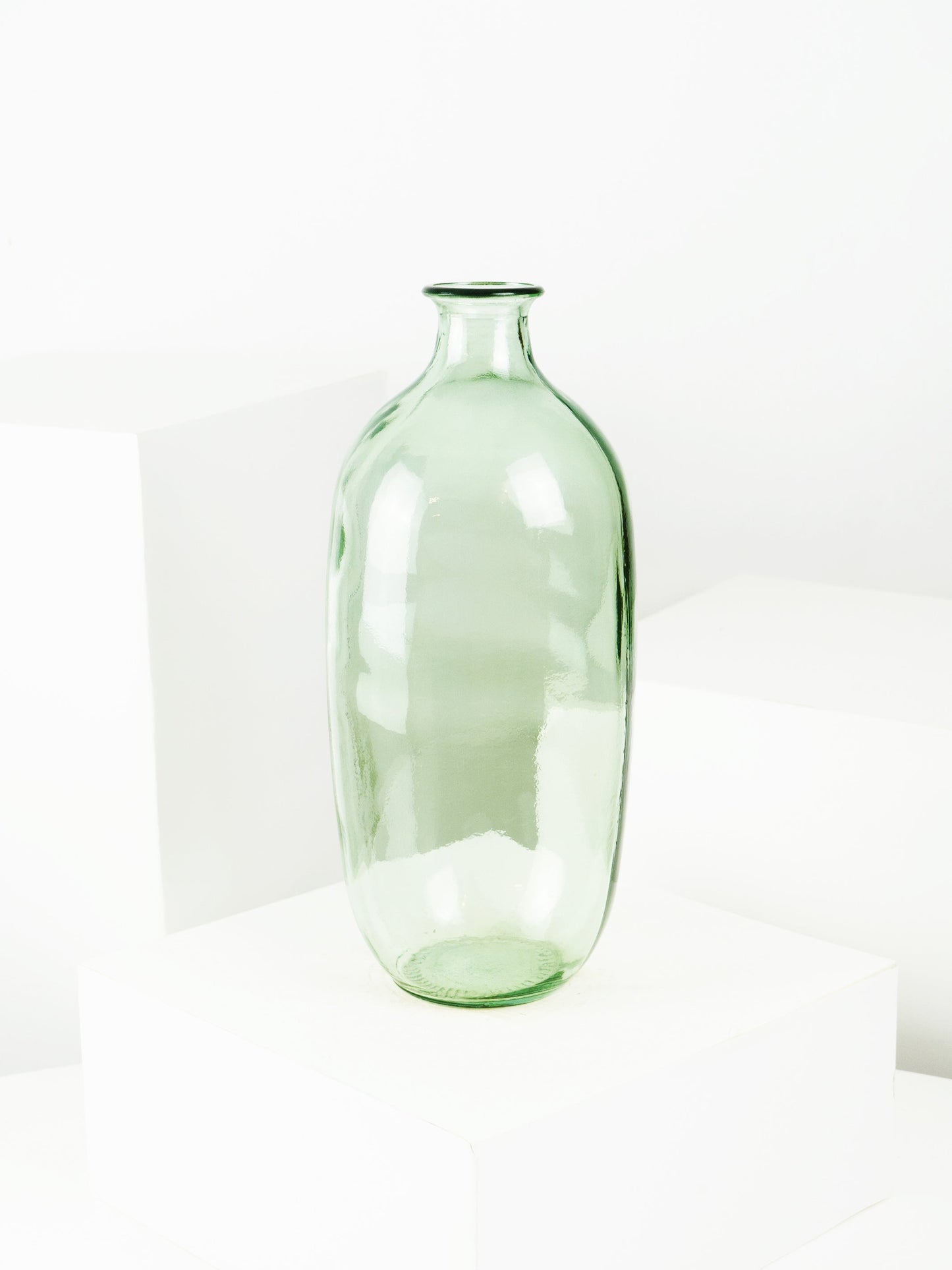 Transparent Recycled Glass Vase