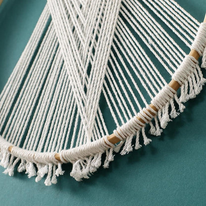 Handmade Round Cotton Yarn Wall Hanging Macrame